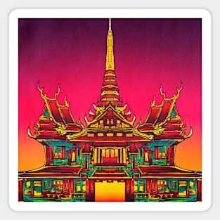 Thai Temple Magnet